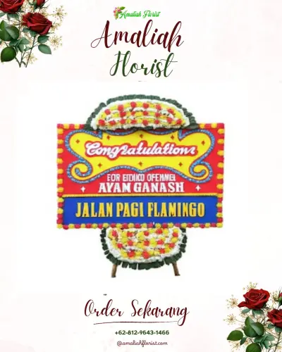 Bunga Papan Congratulation di Lembur Sawah